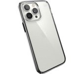 Speck Presidio Perfect Clear Geo funda para teléfono móvil 17 cm (6.7 pulgadas pulgadas) Transparente, Negro