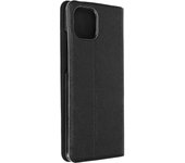 Funda Samsung Galaxy A03 Cuero saffiano ultrarrígido Soporte vídeo BigBen negro