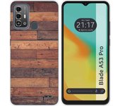 Funda Silicona Zte Blade A53 Pro Madera 03