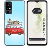 Funda Silicona TCL 40 NXTPAPER 5G Furgoneta