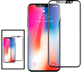 Kit 2 de vidrio templado de cubierta completa para iPhone XR