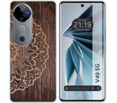 Funda Silicona Vivo V40 5G Madera 06