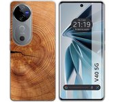 Funda Silicona Vivo V40 5G Madera 04