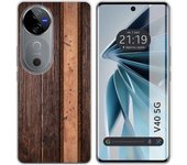 Funda Silicona Vivo V40 5G Madera 05