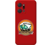Funda Silicona Roja Honor X7a Adventure