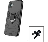 Kit de soporte magnético de automóvil fortalecido + 3x1 Cubierta de defensor militar