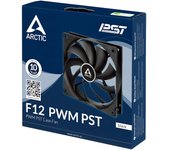 ARCTIC F12 PWM PST Carcasa del ordenador Ventilador 12 cm Negro 1 pieza(s)
