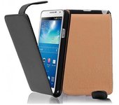 Funda para Samsung Galaxy NOTE 3 in NEGRO oXIDO - Cubierta Proteccion Estilo Flip de Cuero Sintetico Estructuro - Etui Case Cover Carcasa