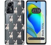 Funda Silicona Zte Blade A72s Perros 12