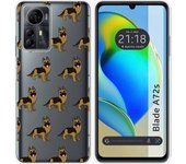 Funda Silicona Zte Blade A72s Perros 09