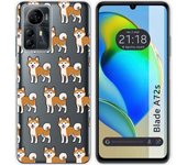 Funda Silicona Zte Blade A72s Perros 08