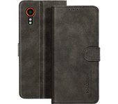 Funda Samsung Xcover 7 Tarjetero Soporte Vídeo Lengüeta Magnética Negro