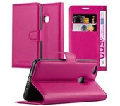 Funda Libro para Huawei P10 LITE en ROSA CEREZA - Cubierta Proteccion con Cierre Magnetico, Tarjetero y Funcion de Suporte - Etui Case Cover Carcasa