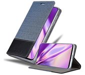 Funda Libro para Honor 20 en AZUL OSCURO NEGRO - Cubierta Proteccion con Cierre Magnetico, Tarjetero y Funcion de Suporte - Etui Case Cover Carcasa