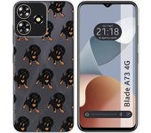 Funda Silicona Zte Blade A73 4G Perros 10