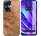 Funda Silicona Realme C55 Madera 04