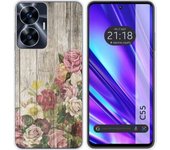 Funda Silicona Realme C55 Madera 08