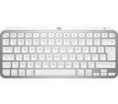 Mini teclado MX Keys para Mac Gris Blanco Inalámbrico Plateado-Blanco UK (920-010526)