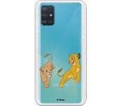 Funda para Galaxy A51 5G Oficial de Disney Simba y Nala jugando - El Rey León