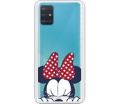 Funda para Galaxy A51 5G Oficial de Disney Minnie Cara - Clásicos Disney
