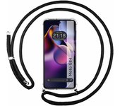 Funda Colgante Motorola Moto G84 5G Cordon Negro