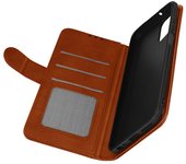 Funda Motorola Moto G32 Tarjetero con función de soporte de vídeo marrón