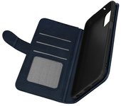Funda Motorola Moto G32 Tarjetero con función de soporte de vídeo azul