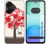 Funda Silicona Xiaomi Poco M6 4G Pajaritos