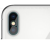 Película de vidrio de cámara trasera para iPhone X / XS