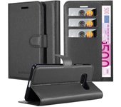Funda Libro para Samsung Galaxy S10e en NEGRO FANTASMA - Cubierta Proteccion con Cierre Magnetico, Tarjetero y Funcion de Suporte - Etui Case Cover Carcasa