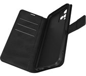 Funda Vivo Y21 / Y21s / Y33s 5G Tarjetero Soporte Vídeo Lengüeta Magnética Negro