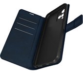Funda Vivo Y21 / Y21s / Y33s 5G Tarjetero Soporte Vídeo Lengüeta Magnética Azul