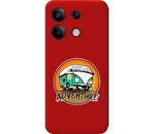 Funda Roja Xiaomi Redmi Note 13 5G Adventure