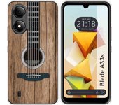 Funda Silicona Zte Blade A33s Madera 11
