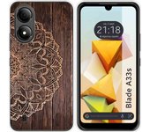 Funda Silicona Zte Blade A33s Madera 06