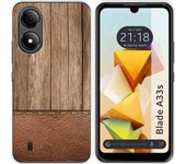 Funda Silicona Zte Blade A33s Madera 09