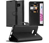 Funda Libro para Samsung Galaxy S8 PLUS en NEGRO FANTASMA - Cubierta Proteccion con Cierre Magnetico, Tarjetero y Funcion de Suporte - Etui Case Cover Carcasa