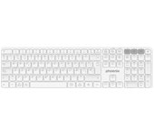 Teclado inalÁmbrico multidispositivo phoenix k300 blueooth dual y 2.4ghz blanco