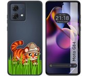 Funda Silicona Motorola Moto G84 5G Tigre