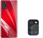 Hydrogel completo verso de cubierta completa + kit de cámara para Samsung Galaxy A71