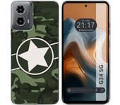Funda Silicona Motorola Moto G34 5G Camuflaje 01
