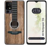 Funda Silicona TCL 40 NXTPAPER 5G Madera 11