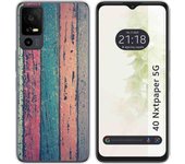 Funda Silicona TCL 40 NXTPAPER 5G Madera 10