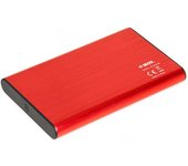 iBox HD-05 Carcasa de disco duro/SSD Rojo 2.5 pulgadas