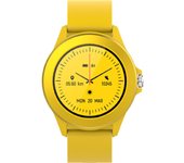 Reloj inteligente conectado IP68 5.0 con sensor de frecuencia cardíaca Amarillo