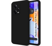 Funda Silicona Líquida Xiaomi Redmi Note 12 Pro+ Plus 5G Negra
