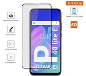Protector Cristal Templado Completo 5D Full Glue Negro para Huawei P40 Lite E Vidrio