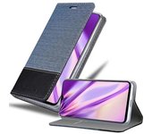 Funda Libro para Vivo Y95 en AZUL OSCURO NEGRO - Cubierta Proteccion con Cierre Magnetico, Tarjetero y Funcion de Suporte - Etui Case Cover Carcasa