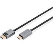 Digitus Cable adaptador 4K DisplayPort, DP - HDMI tipo A