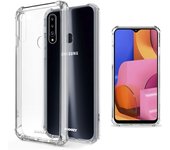 Funda Silicona Antigolpes para Samsung A20s - Transparente Crystal Clear TPU Case Cover Flexible